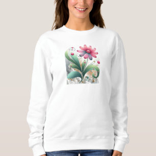 Growing Flower of Whimsy  Sweatshirt