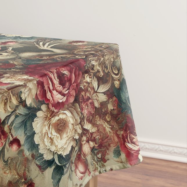 Growing Grotesque – Gothic Large Pattern Tablecloth (In Situ)