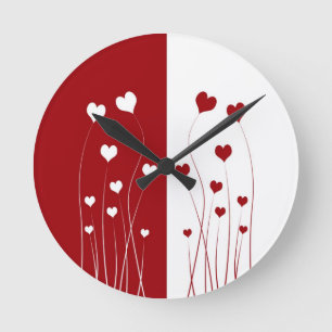Growing Hearts - Wall Clock