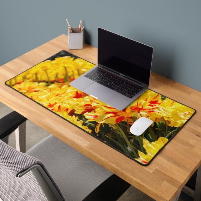 Growing in Gold  Desk Mat (Office 2)