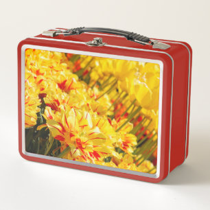 Growing in Gold Metal Lunch Box
