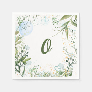 Growing Like a Weed, Boy, Personalise, Napkin