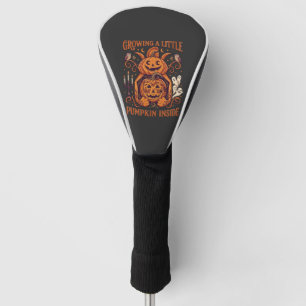 Growing Little Pumpkin Inside Halloween Pumpkins G Golf Head Cover