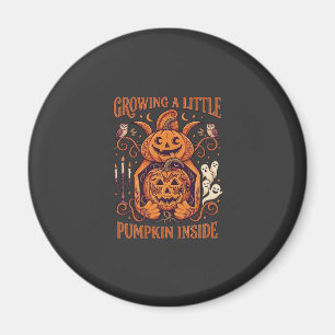 Growing Little Pumpkin Inside Halloween Pumpkins G Magnet