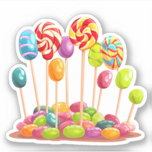 Growing Lollipops from Jelly Beans