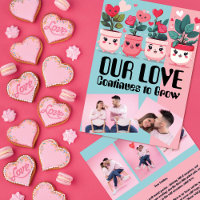 Growing Love Potted Plants Valentine's Day