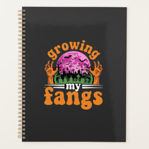 Growing My Fangs Halloween Vampire Design_1 Planner
