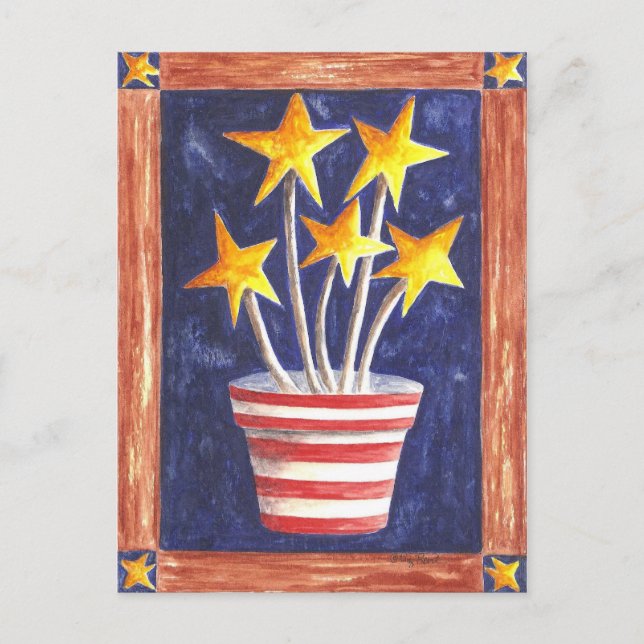 Growing Patriotism Postcard (Front)