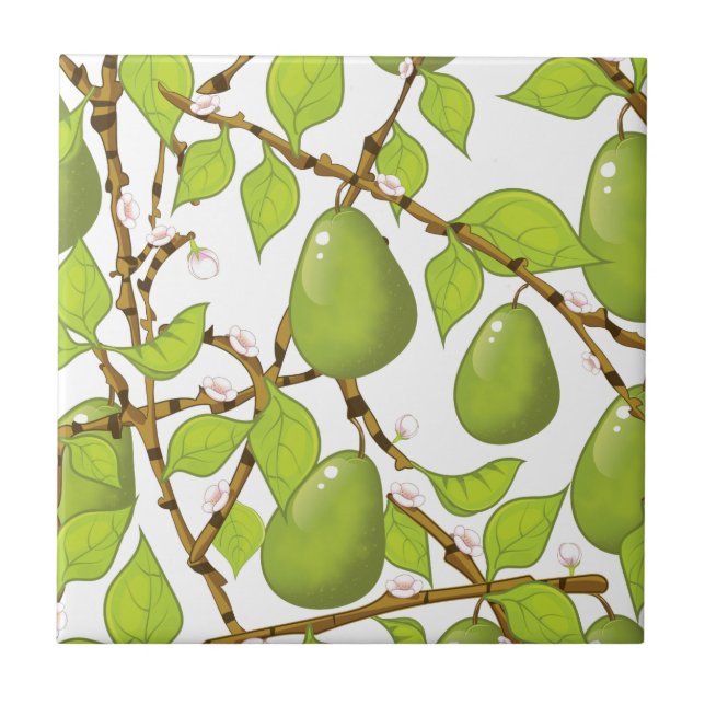 Growing Pears Tile (Front)