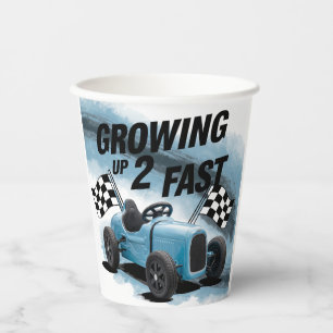 Growing Up 2 Fast Birthday Party Paper Cups