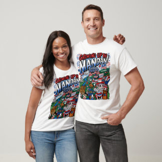 Growing up in Mandan America 250 T-shirt