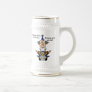 Growing Up is Optional Humour Beer Stein