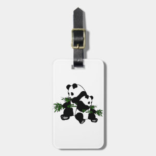 Growing Up Panda Luggage Tag
