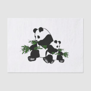 Growing Up Panda Tissue Paper