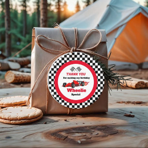 Growing UP TWO Fast  Race Car Boy 2nd Birthday Pap Favour Tags