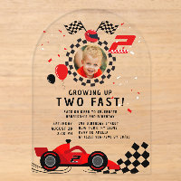 Growing Up Two Fast Red Racing Car Photo