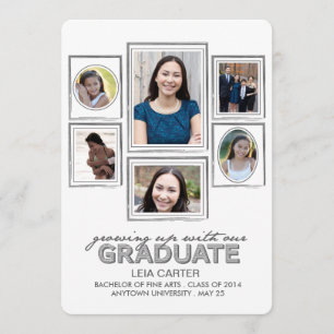 Growing Up with Graduate Announcement