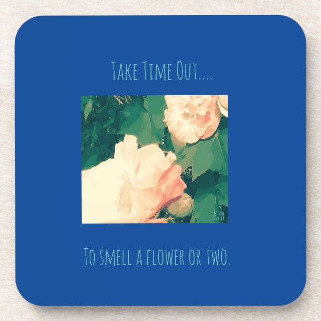 Growing Wild Floral Coaster (Front)