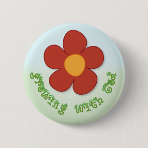 Growing with God button