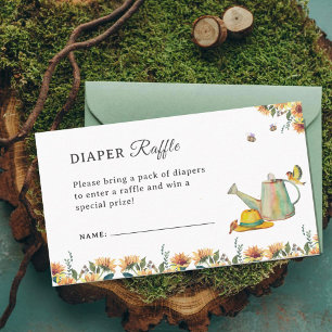 Growing with Love Diaper Raffle  Enclosure Card