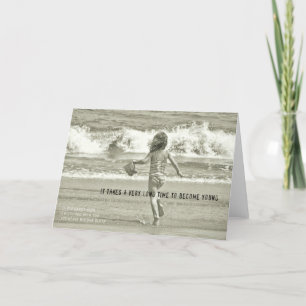 GROWING YOUNG Greeting Card