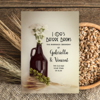 Growler, Hops and Daisies Brewery Wedding