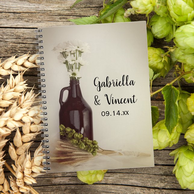 Growler Hops Daisies Brewery Wedding Guest Book (Creator Uploaded)
