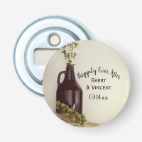 Growler Hops Daisies Hoppily Ever After Wedding