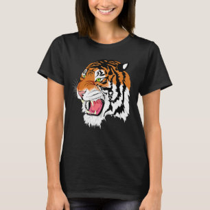 Growling Mouth Open Bengal Tiger 2022 1 T-Shirt