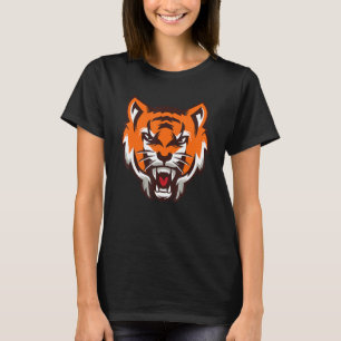 Growling Mouth Open Bengal Tiger 2022 T-Shirt