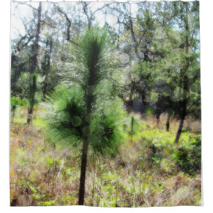 Growth 2718 Pine Tree Shower Curtain