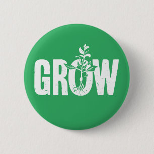 Growth 6 Cm Round Badge