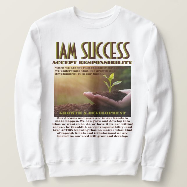 GROWTH AND DEVELOPMENT SWEATSHIRT (Design Front)