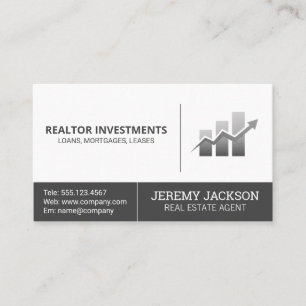 Growth Chart   Finance Growth Business Card