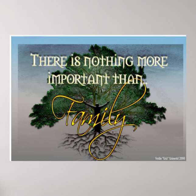 Growth family tree poster (Front)