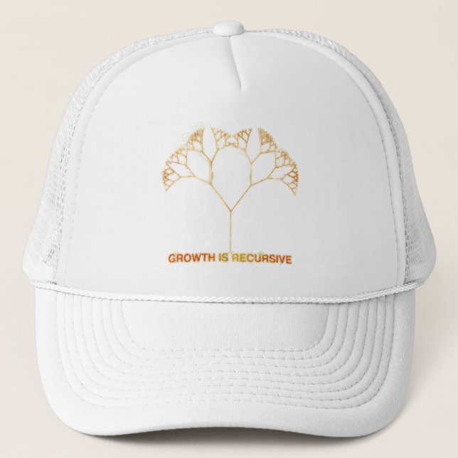 GROWTH_IS_RECURSIVE TRUCKER HAT (Front)