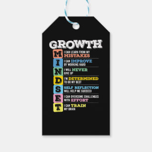 Growth Mindset Classroom Brain Motivation Entrepre Gift Tags