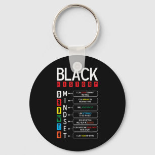 Growth Mindset Definition Cool Black History Month Key Ring