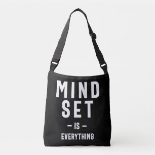 Growth Mindset Entrepreneur Teacher Fitness Motiva Crossbody Bag