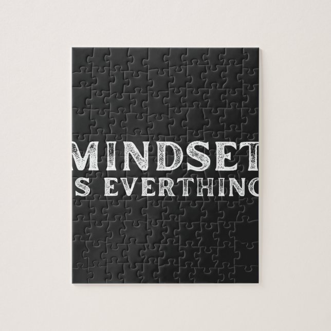 Growth Mindset Entrepreneur Teacher Fitness Motiva Jigsaw Puzzle (Vertical)