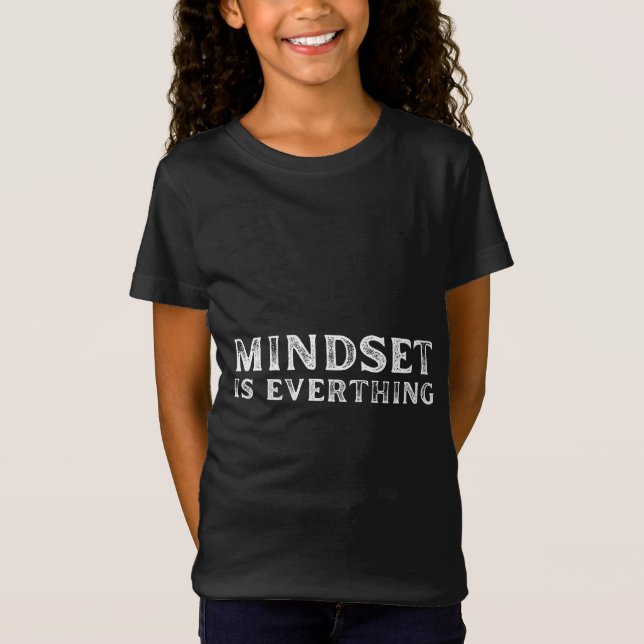 Growth Mindset Entrepreneur Teacher Fitness Motiva T-Shirt (Front)