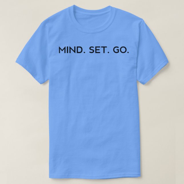 Growth Mindset Mind Set Go Slogan Classroom Brain  T-Shirt (Design Front)