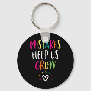 Growth Mindset Positive Byck To School Teacher Stu Key Ring