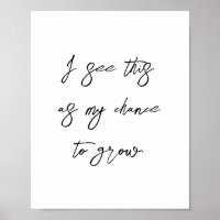 Growth Mindset Success Affirmation Positive Quote