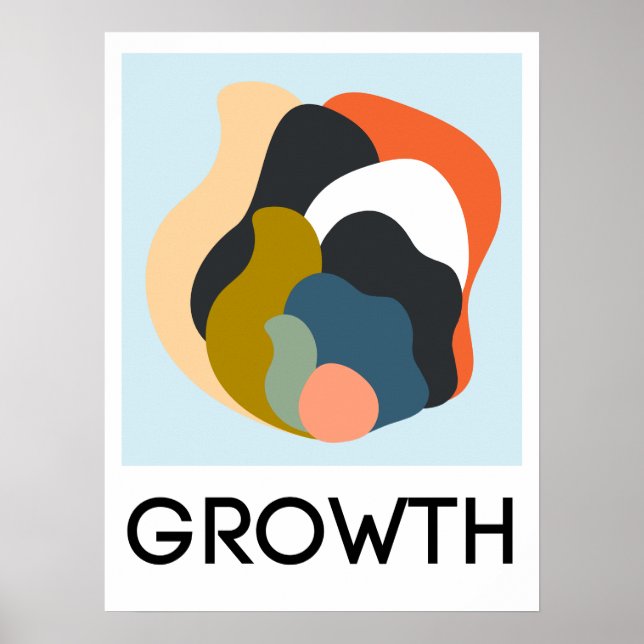 Growth Motivational Abstract  Poster (Front)