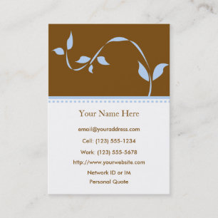 Growth Profile Business Card