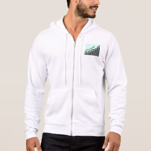 Growth Success Progress Bar Chart Hoodie