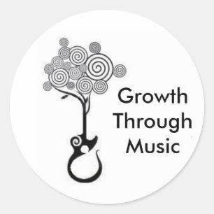 Growth Through Music Sticker