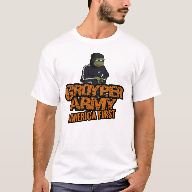Groyper Army - Meme 1 T-Shirt (Front)