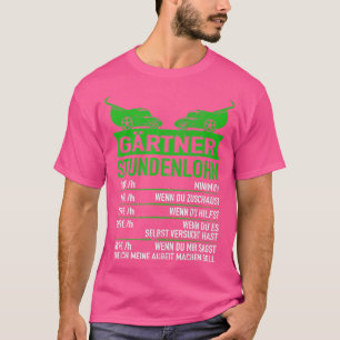 Grtner hourly wage gardening hob T-Shirt